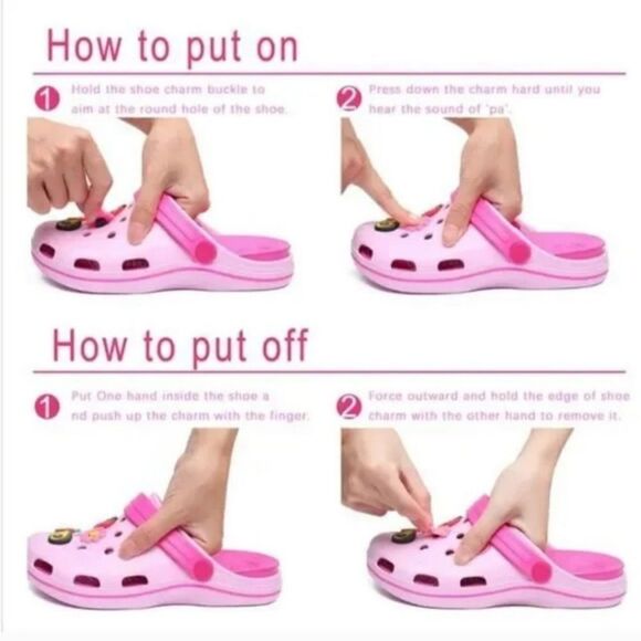 😺 Hello Kitty 🌟 Croc Charms Jibbitz Shoe Jewelry ✨️Sleepytime Pajamas Bunny - Picture 4 of 4